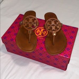 Tory Burch Miller Vintage Calf Leather Sandals 8.5